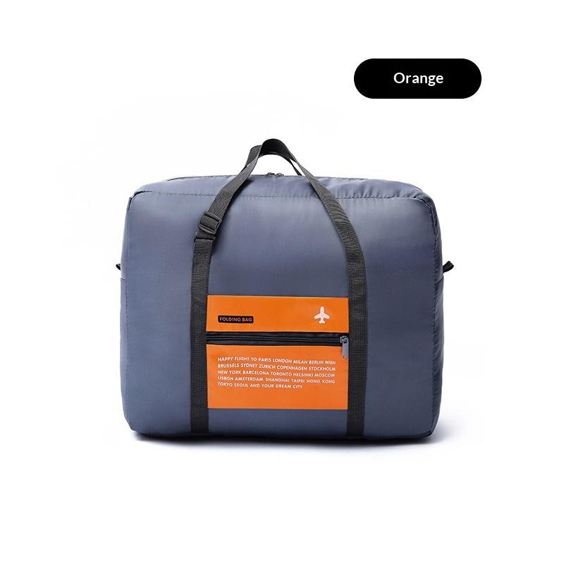 Waterproof Travel Bag Large Capacity Tear Resistant Nylon Folding Unisex Luggage Handbag for Family Vacation Short Trips
