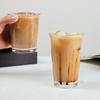 360ml/365ml Kávové šálky Zvlněné sklo Šálek na latte Šálek na džus Domácí šálek Šálek na mléčný čaj Jednoduché a průhledné Lahve na vodu Nápojové sklo
