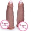 Realistic Silicone Headwrap Leather Dildo - Soft Flesh Female Masturbator Adult Product
