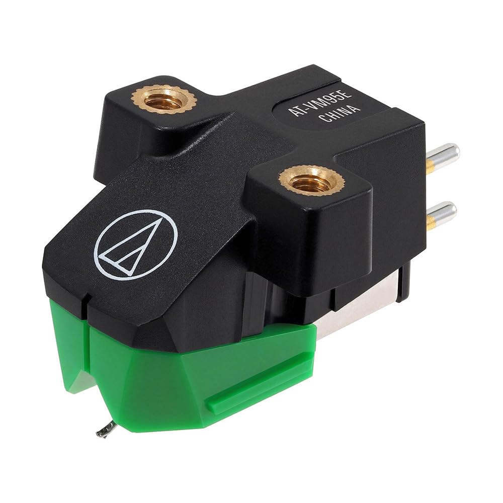 Stereo Bonded Elliptical Standard Model Audio-Technica AT-VM95E VM-type Cartridge, Stylus,