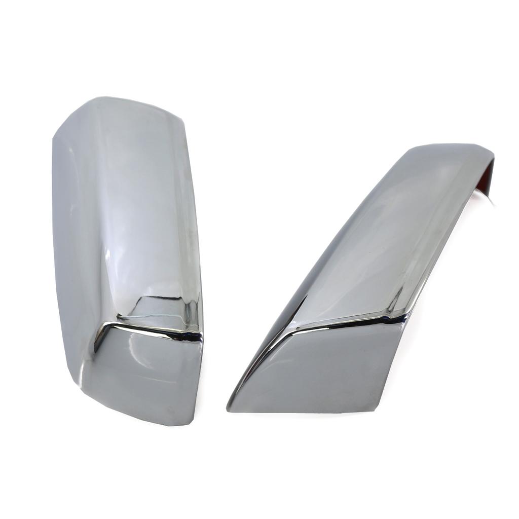 1 Pair Full Chrome Direct Paste Car Rearview Mirror Cover Caps For Chevrolet Impala 2014- Car Styling Decoration