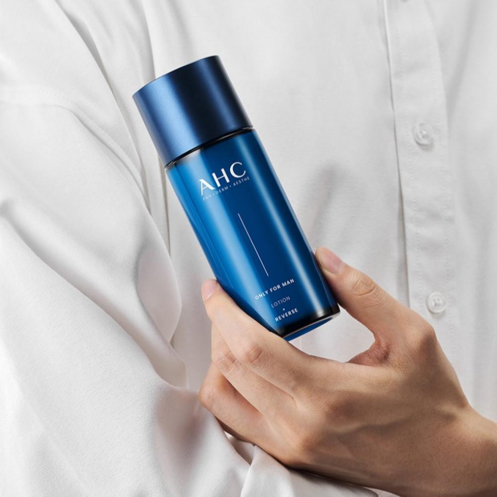 [Geschenk für Männer] AHC Only For Men Hautpflege 2-teilig + Verpackungsbox Set  (Toner 150 ml + Emulsion 150 ml)