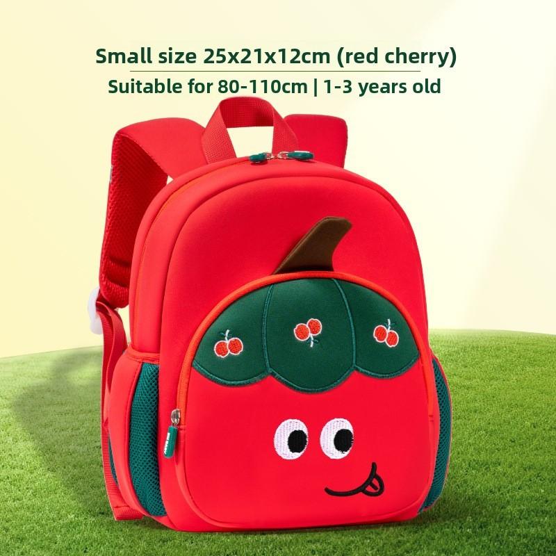 Kids Fruit Pattern Junior Backpack With Padded Straps For School Use
