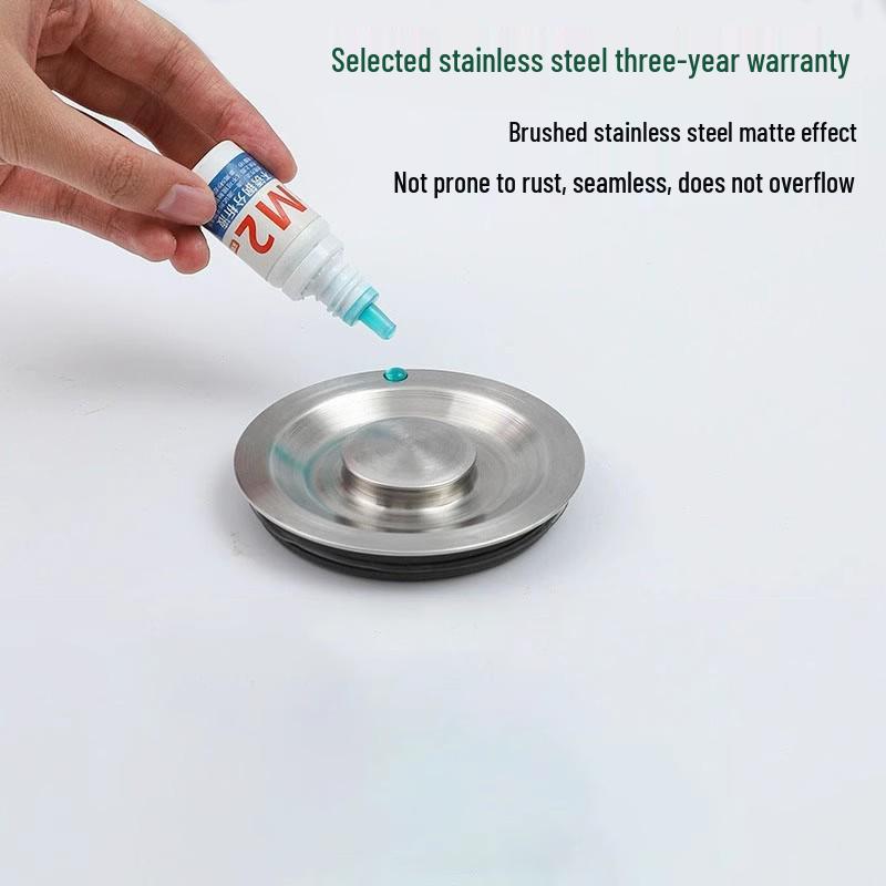 Free Shipping: Stainless Steel Sink Strainer and Seal Cover