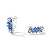 Ear buckle women, rectangular water drop bow jewelry, geometric combination arrangement