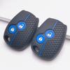 Silicone Key Cover for Renault Clio Kangoo Master Trafic Twingo Modus Megane Scenic Laguna Espace Honeycomb Texture Shockproof Car Remote Key Sleeve