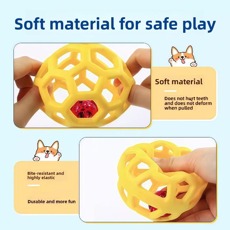 Dog Self-hi Teething Toy Ball Resistant Bite Hollow Small Dog Puppy Puppy Toy Pet Consumption Physical Toy Pet Toys