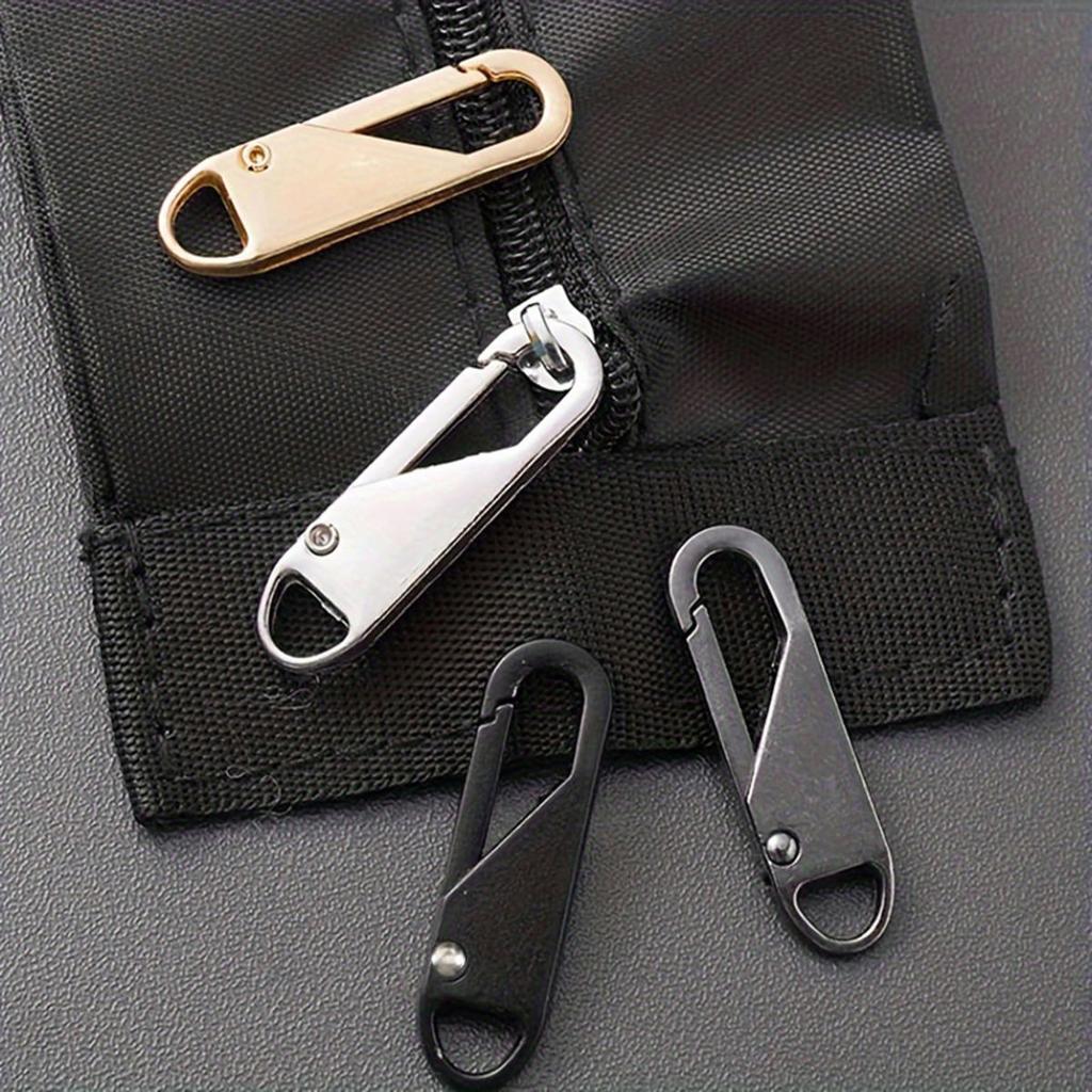 Zip Puller Replacements Zip Slider Repair Instant Zippers Head Pull Handle Zippers Extender for Cloth Travel Bag