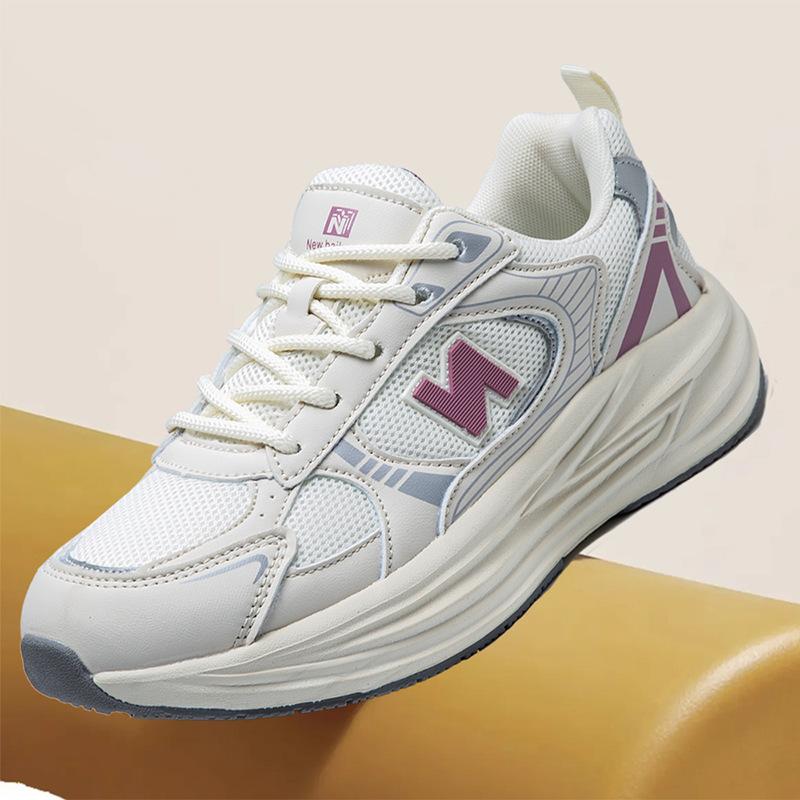 

Autumn and winter new dad shoes trendy retro running shoes splicing design comfortable casual shoes ultra-light couple running shoes 40 standard size