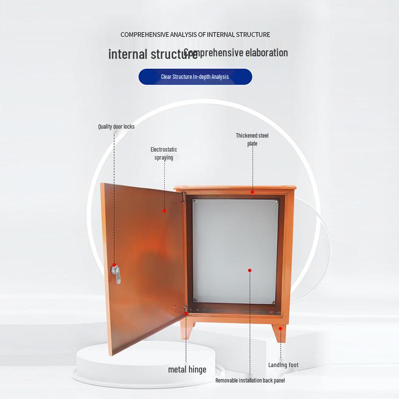 

Red Portable Outdoor Rainproof Electrical Box with Legs for Construction Sites