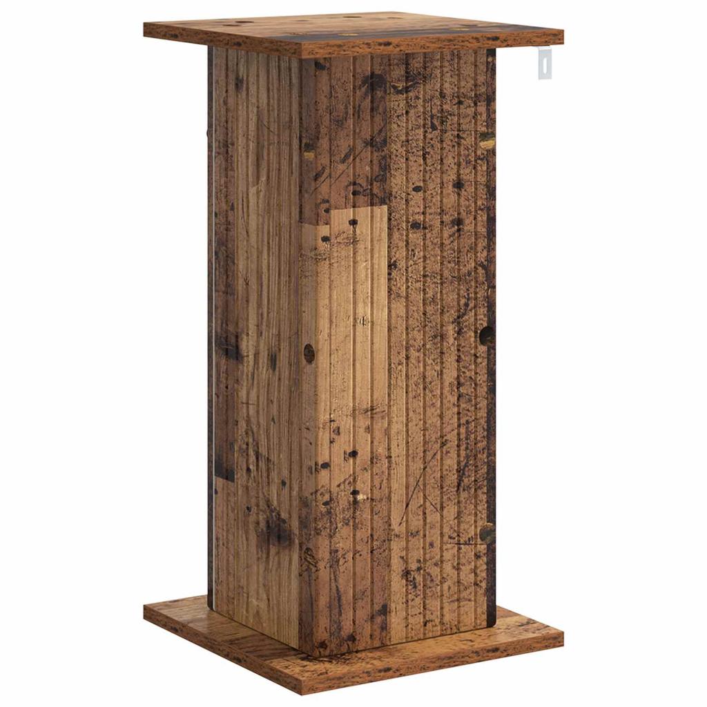 Plant Stand Rustic Wood Look 30.5 X 30 X 60.5 Cm Engineered Wood