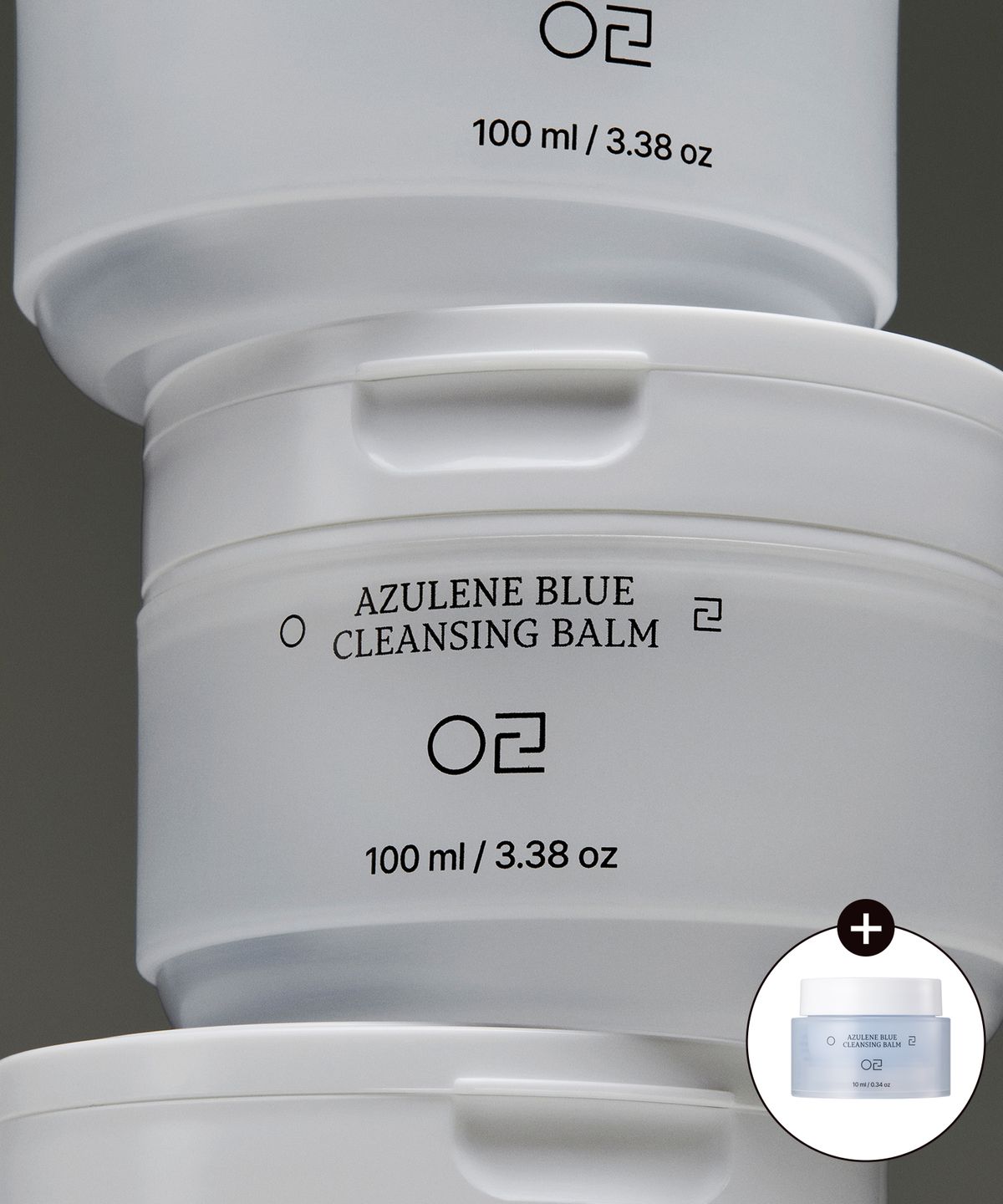 [2-pack] Azulene Blue Cleansing Balm 100ml x 2 (+Free Mini Cleansing Balm)