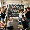 Autocollant Décoratif Bande Adhésive Bordure pour Tableau d'Affichage Motif Crayon 10M Auto-adhésif pour Salle de Classe Tableau Noir Bureau