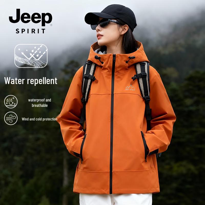 JEEP SPIRIT Męska Wiatroszczelna Ciepła Kurtka Outdoor