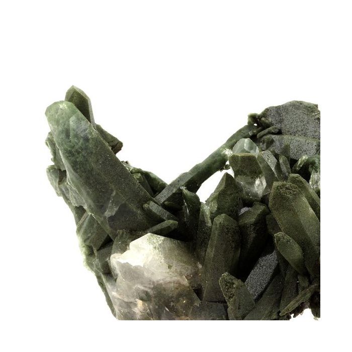 Pierres et Minéraux. Quartz chloriteux. 1871.0 ct. Massif des Grandes Rousses, France.