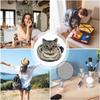 Makeup Pouch Drawstring Cat Shape Cosmetic Travel Bags For Women Portable Funny Organizer For Gym Travel Luggage Camping