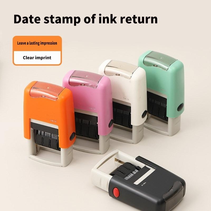 Sturdy Plastic Date Stamping For Easy Marking On Notebook Card And Gift Wrapping Materials