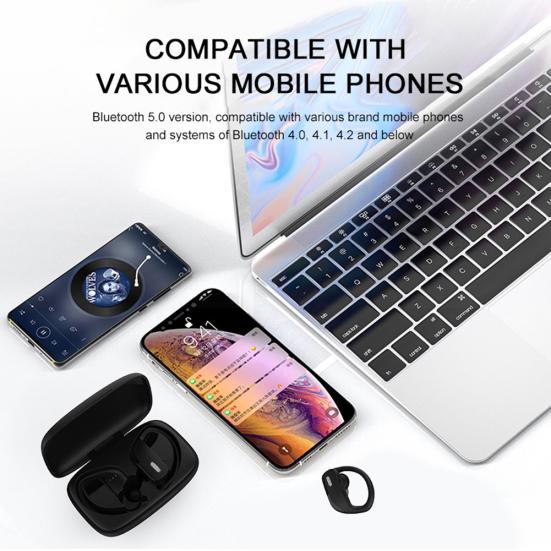 T17 TRUE Wireless Stereo Bluetooth-compatible V5 Wireless in-Ear Headset with LED Power Display