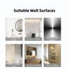 Self-adhesive Toothbrush Storage Rack Plastic Electric Toothbrush Holder  for Bathroom