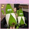 Funny Banana Plush Toy With Pp Cotton Filling For Childrens Present Holiday
