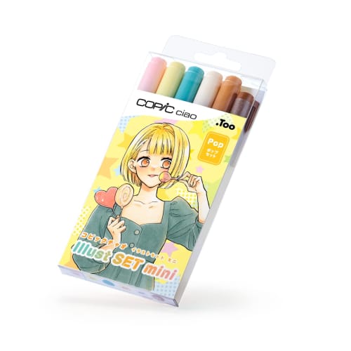 

Набор иллюстраций Copic Ciao мини (поп) иллюстрация маркер маркер маркер ручка