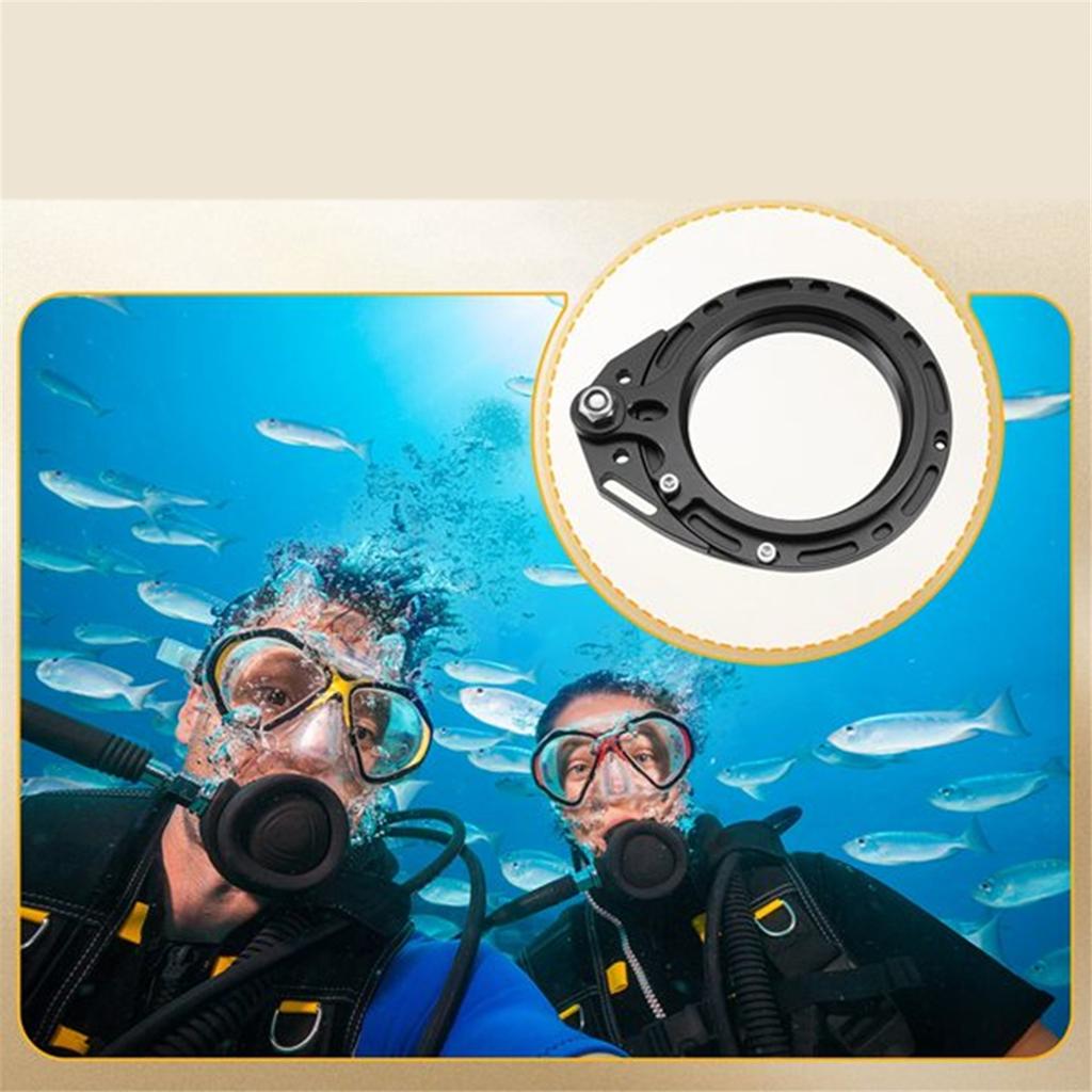 ABIY 67mm Diving Lens Flip Adapter M67 for Macro Wide Angle Lens Mount Adapter Underwater Waterproof Housings Case