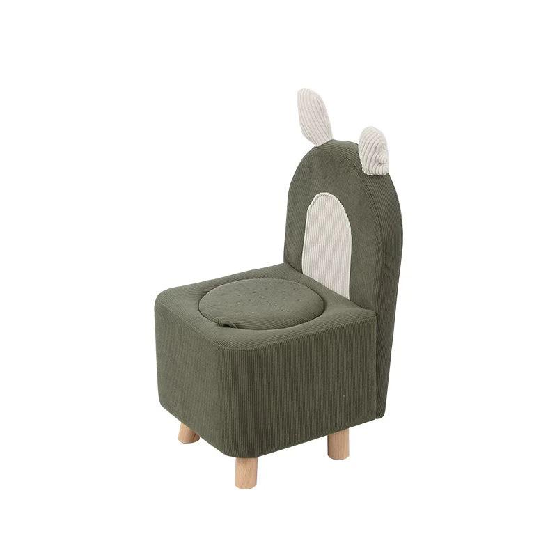 Portable Smokeless Moxibustion Stool with Solid Wood Legs for Warm Sitz Bath and Moxa Sticks