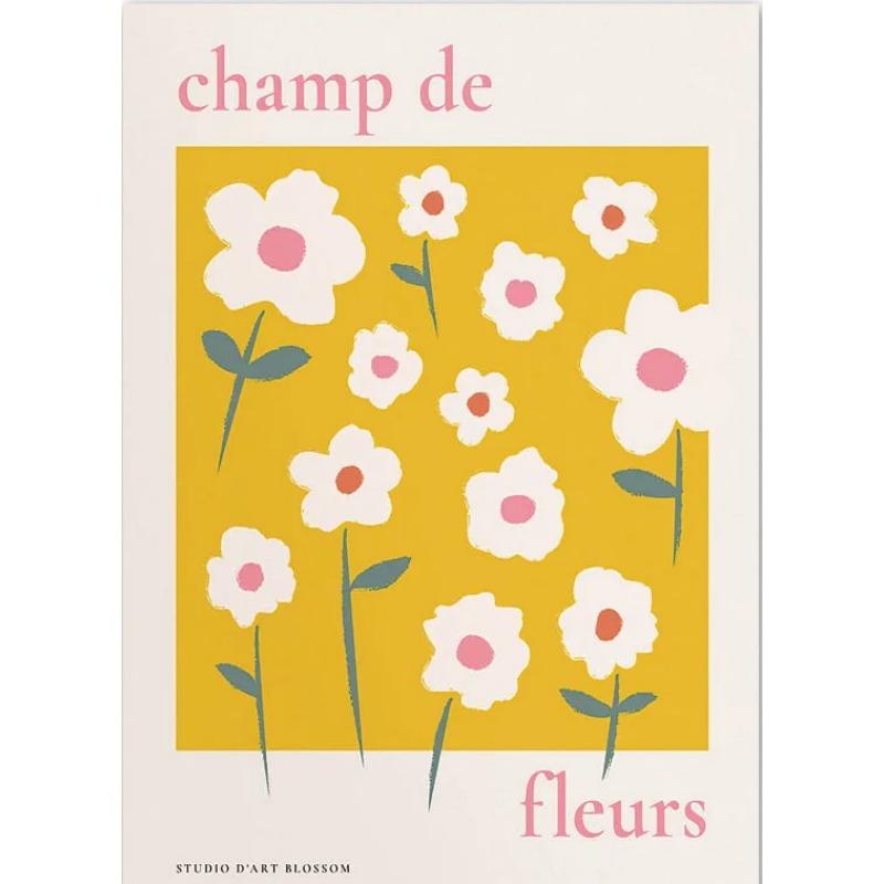 Japan Nordic Abstract Colorful Flower Matisse Posters and Prints Wall Pictures for Living Room Bedroom Cuadros Canvas Painting