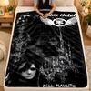 Flannel BlanketTokio Hotel Warm Soft Throw Blanket for Indoor Sofa Bed Living Room Use