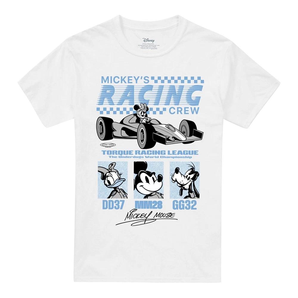 

Disney Torque Racing League Unisex 100% Cotton T-shirt Mens Tees Top S-5XL, White S