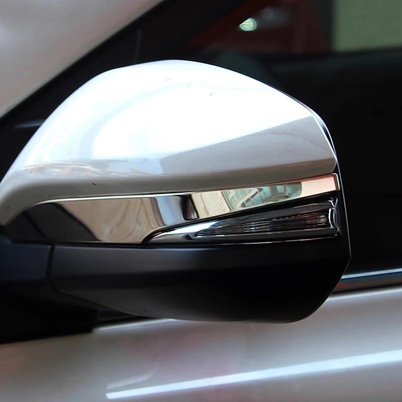 For Toyota RAV4 RAV 4 2014 Highlander 2015 2016 2017 2018 Rearview Mirror Trims Turn Light Strips Cover Car Styling Accessories