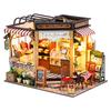 DIY Wooden 3D Bakery Room Doll Houses Miniature Assembly Model Building Bedroom Kit Dollhouse With Furniture Toys For Gifts