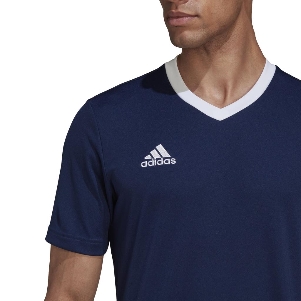 Y9913 adidas Herren Entrada 22 Trikot AEROREADY Fußball T-Shirt Dunkelblau XL