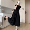 2026 Plus Size Spring/Summer Wide-Leg Ruffle Skirt Pants – Japanese Style, Solid Color, Slimming, Breathable, Versatile.