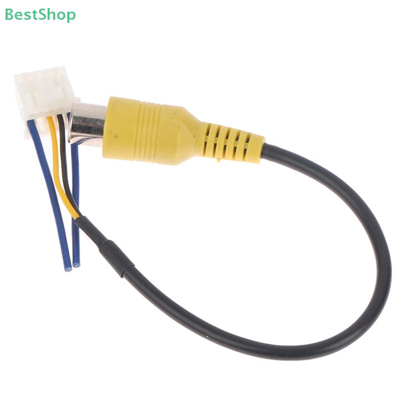 1x Car Reversing Rear View Cable -Adaptor Car Stereo Radio DVD 10pin Rear View Backup Camera Cable Connector For-Android Car