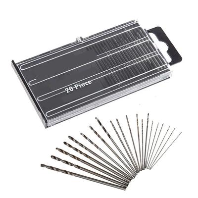20PC Mini High Speed Steel-Twist Drill Bit Set  Special for 0.3-1.6mm Wood Plastic PVC Circuit Board