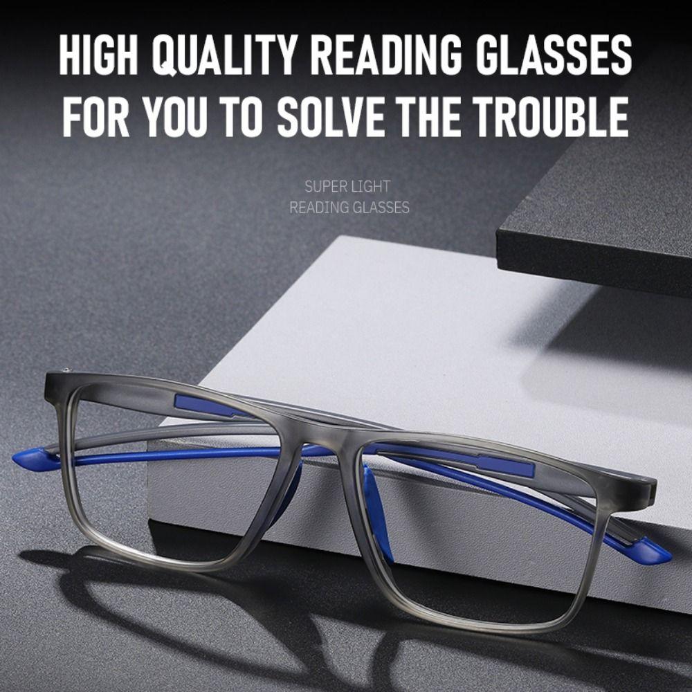 New PC Anti-blue Light Multifocal Reading Glasses Men Women Progressive Near Far Eyewear Ultralight Sports Farsight Eyeglasses