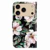 Camellia Pattern Shockproof Card Slots PU Leather Wallet Case for iPhone,Samsung,Huawei,Xiaomi,Moto,Tecno,Google,Nokia,Oppo,ZTE,Blackview...