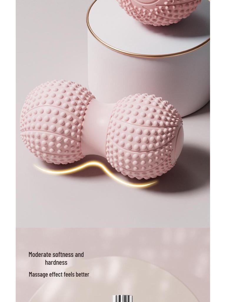Myofascial Double Massage Ball for Foot, Spine, Muscle Relaxation, and Acupoint Stimulation