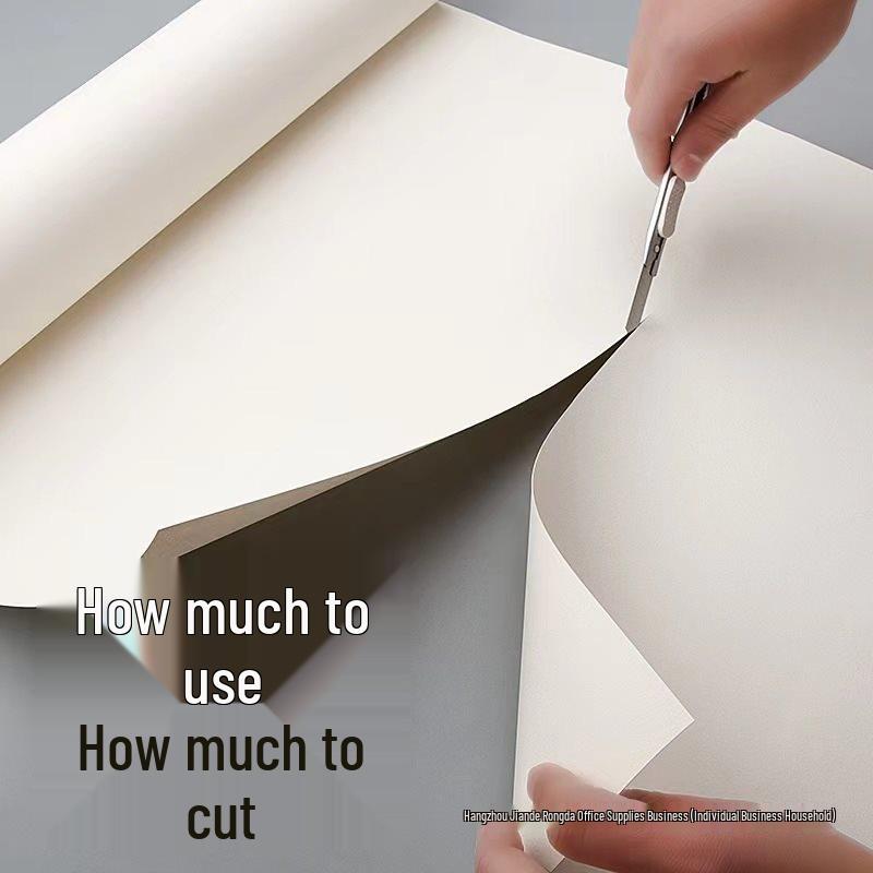 Silný Dlouhý Role Velký Skicovací Kreslicí Papír pro Studenty & Děti - Umění, Akvarel, Gouache, Čmáranice, Velké Bílé Listy