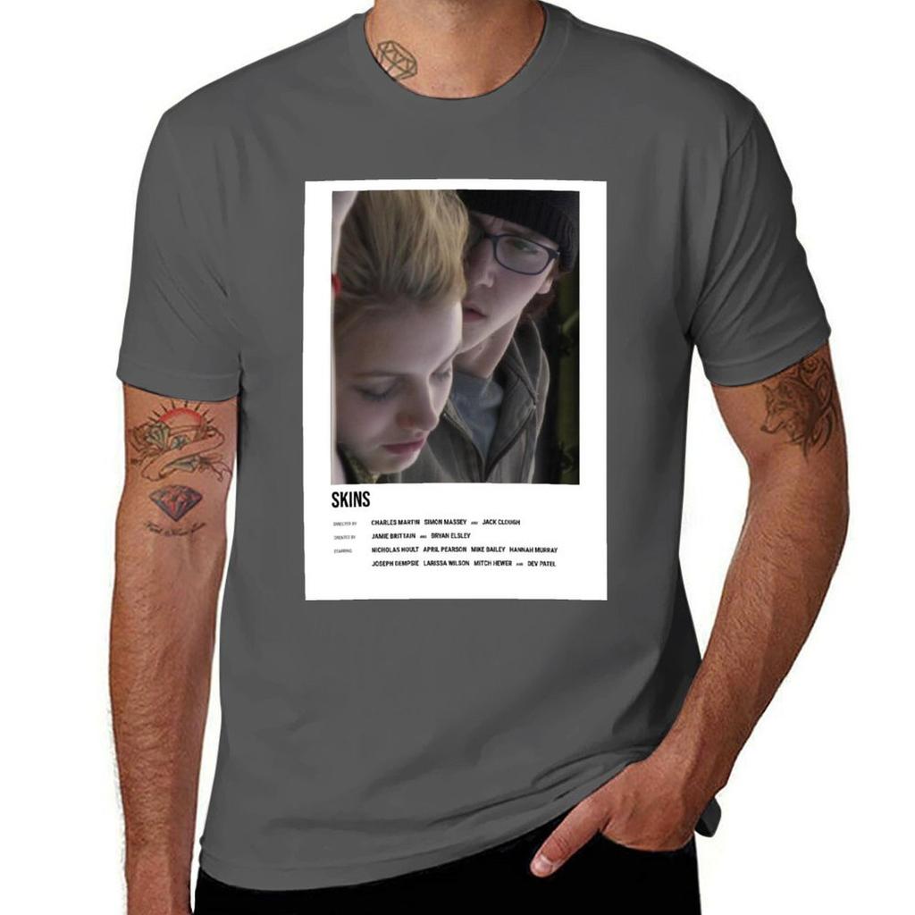 Skins Show Cover (Sid and Cassie) TShirt Athletic Quick Dry TShirt for Unisex