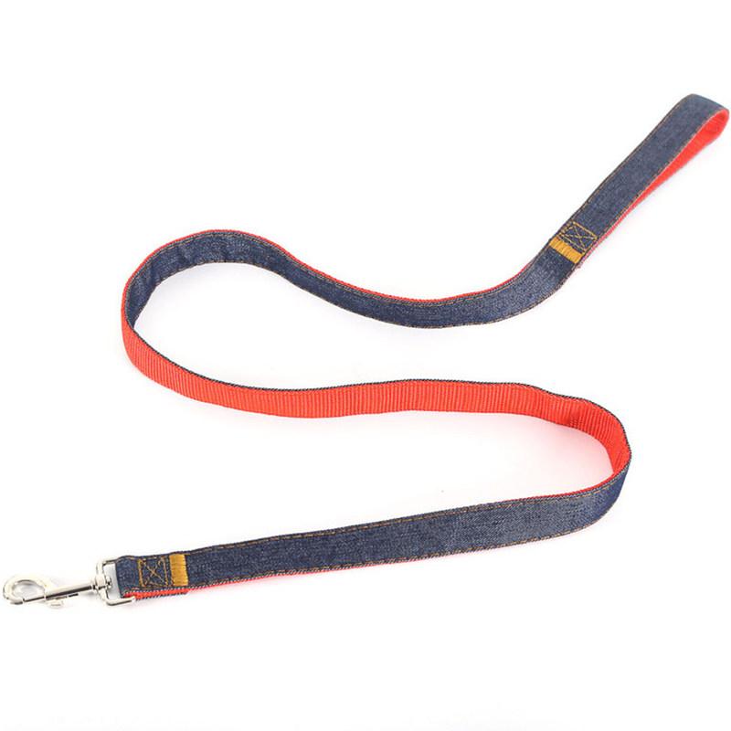 Dog Traction Rope Set Chest Harness Leash for Training Walking Control Gentle Pull Prevention Neck Safe Pet Supplies Red S