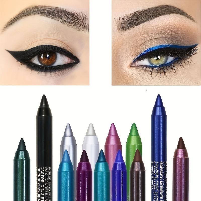 14-color Eyeliner Gel Pen Pearlescent Eyeshadow Pen Waterproof Long-lasting Non-smudged Eyeliner Pen