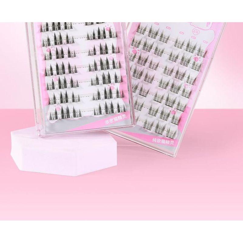 VEECCI - Cat Elf Self-Adhesive False Eyelashes - 2 Types