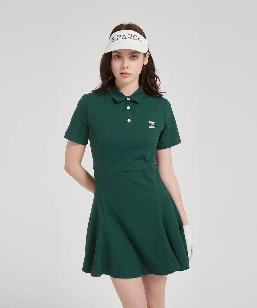 I Parka Olive Short Sleeve Dress