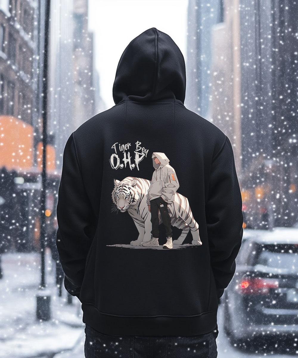 Стопроцентно Охпхармония Бэкхо И Мальчик Флисовая Толстовка Black/M