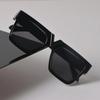 Luxury Designer Sunglasses for Women Men Retro Square Mirror Lens Black Colors Sun Glasses Oculos De Sol