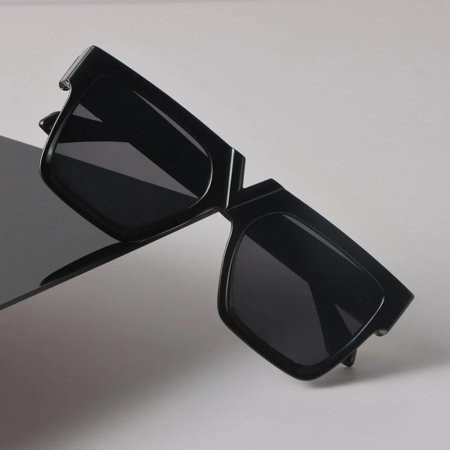 Luxury Designer Sunglasses for Women Men Retro Square Mirror Lens Black Colors Sun Glasses Oculos De Sol