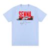 Ayrton Senna Vintage T-Shirt Fahrer Party Spaß Fitnessstudio Brasilianische Baumwolle Herren T-Shirt Neues TEE T-SHIRT Damen Oberteile