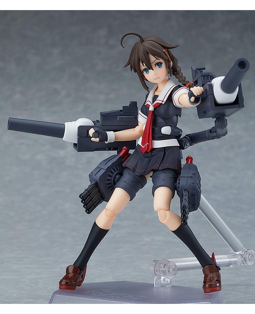 Figma Kantai Collection Shigure Bonus Set with 1 Winking Smile Part -KanColle- Kai-ni